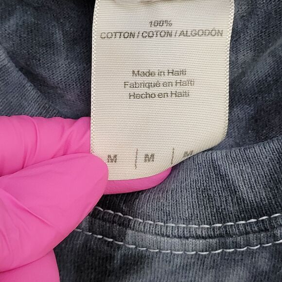 Skeleton Skull Shirt Medium 19x25 Gray Black - Picture 7 of 13